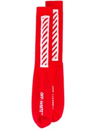 носки с полосатым узором Off-White