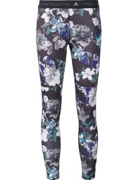 'Purple Dark Blossom' leggings Adidas By Stella Mccartney