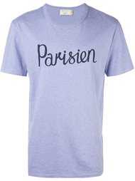 футболка 'Parisien'  Maison Kitsuné