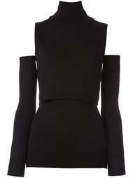 топ с высоким горлом Mm6 Maison Margiela