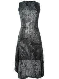 платье с гофрированным дизайном  Issey Miyake
