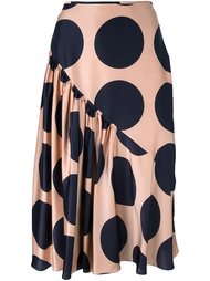 юбка с крупным узором в горох Stella McCartney