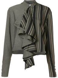 cropped ruffle blouse  Isabel Benenato