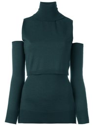 топ с высоким горлом Mm6 Maison Margiela