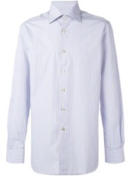 рубашка в тонкую полоску Kiton