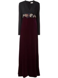декорированное платье Lanvin