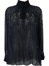 декорированная блузка Roberto Cavalli