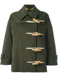 короткий дафлкот Burberry Runway