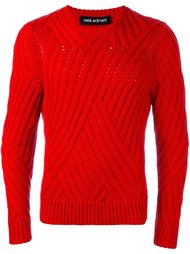 свитер с круглым вырезом Neil Barrett