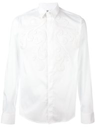 рубашка с вышивкой в стиле "барокко" Christian Pellizzari