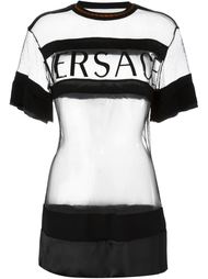 прозрачный топ Versace