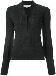 tie neck jumper Carolina Herrera