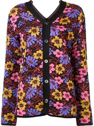 floral pattern cardigan Comme Des Garçons