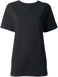 футболка с вышивкой на спине Ann Demeulemeester Blanche