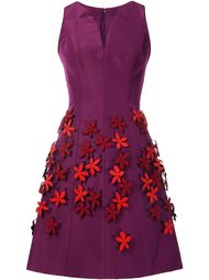 floral appliqué dress Carolina Herrera