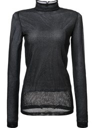 sheer mesh longsleeved T-shirt Loewe