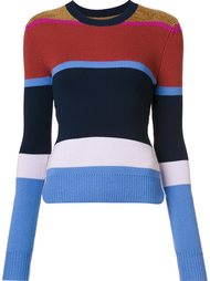 striped crew neck jumper Derek Lam 10 Crosby