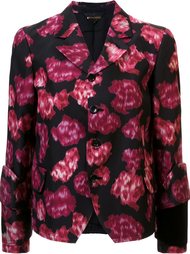 abstract print fitted jacket Comme Des Garçons