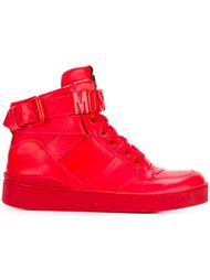 хай-топы с бляшкой с логотипом Moschino