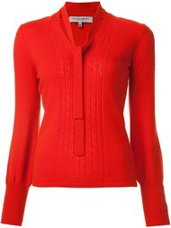 tie neck jumper Carolina Herrera