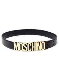 ремень с логотипом Moschino