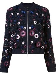 floral embellished bomber jacket Needle &amp; Thread