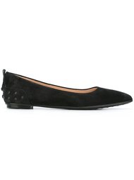 балетки с заостренным носком  Tod's