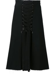 юбка А-силуэта со шнуровкой Proenza Schouler