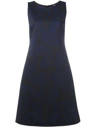 расклешенное платье с жаккардовым узором Giorgio Armani