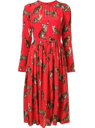 cat print dress Dolce &amp; Gabbana