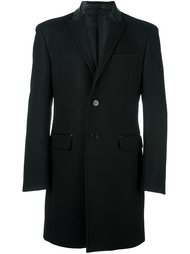 однобортное пальто Versace Collection