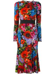 платье с цветочным принтом Dolce &amp; Gabbana