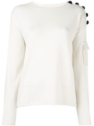 джемпер с пуговицами на плечах See By Chloé