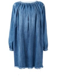 джинсовое платье с бахромой Chloé
