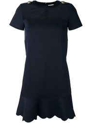 платье с прозрачной вставкой  Red Valentino