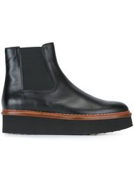сапоги по щиколотку на платформе Tod's