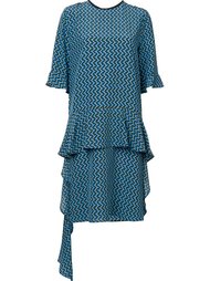 асимметричное платье с драпировкой Marni