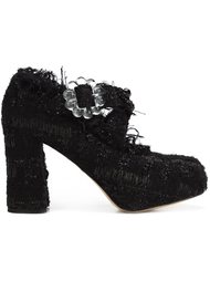туфли-лодочки с пряжкой на массивном каблуке Simone Rocha