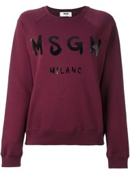 толстовка с логотипом MSGM