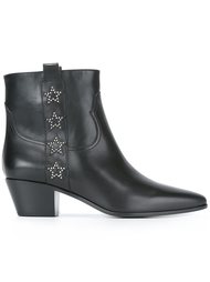 сапоги по щиколотку 'Rock 40' со звездами  Saint Laurent