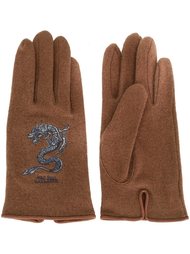 dragon embroidered gloves Jean Paul Gaultier Vintage