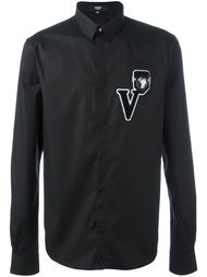 рубашка с заплаткой-логотипом Versus