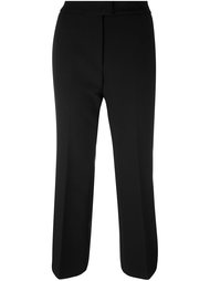 расклешенные укороченные брюки MSGM