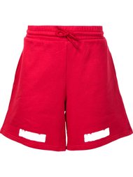 brushed diagonals shorts Off-White