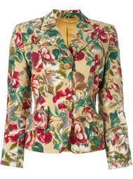 floral print fitted jacket Kenzo Vintage