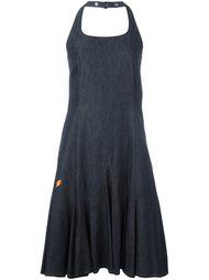 джинсовое платье с вырезом-халтер Walter Van Beirendonck Vintage