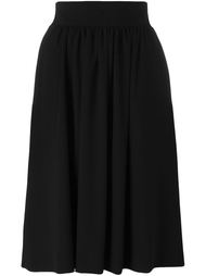 расклешенная юбка из крепа Yves Saint Laurent Vintage