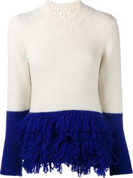 fringed hem jumper  Delpozo