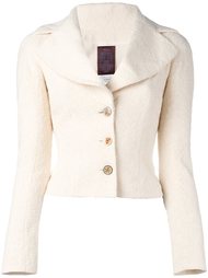 приталенный пиджак букле John Galliano Vintage