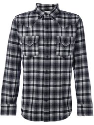 рубашка в клетку Saint Laurent